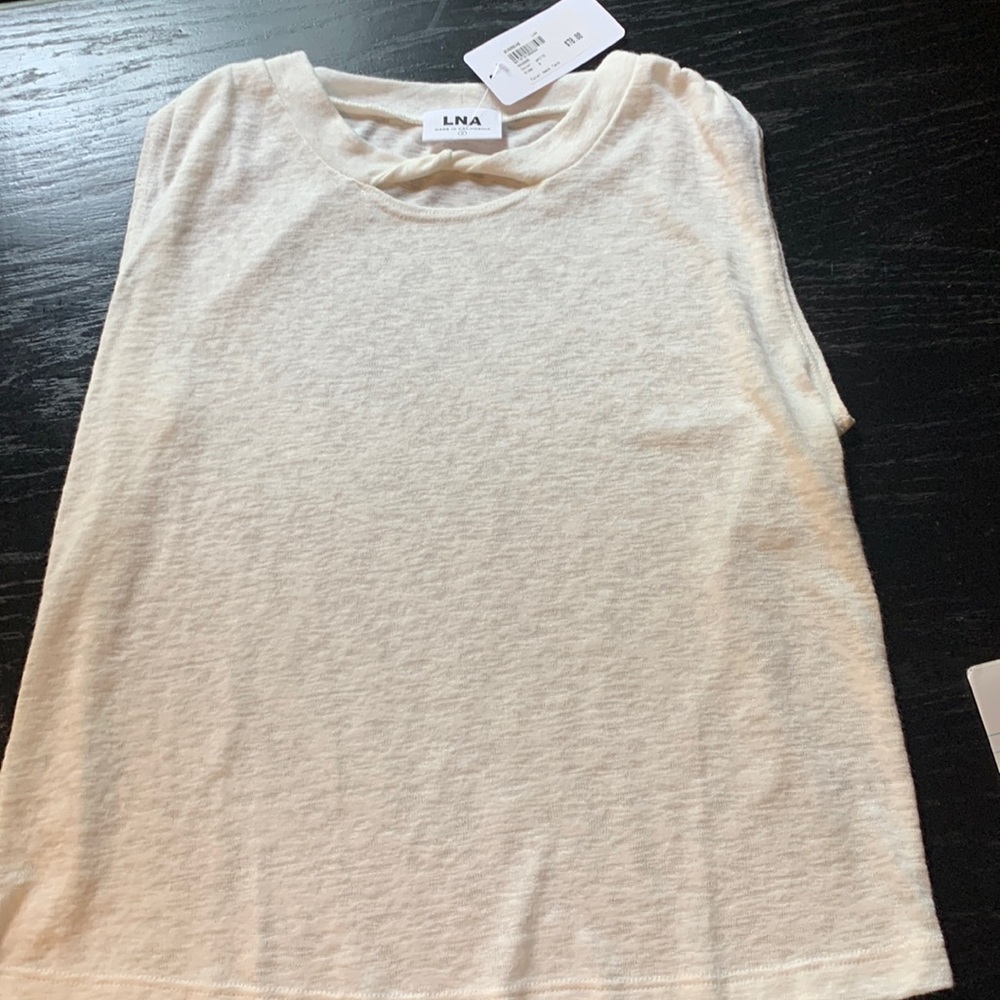 Evereve Lina  twist neck tank size Small New with tags